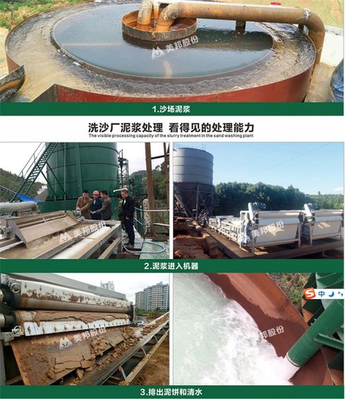 匠心治污，减泥增效 广东美邦环保洗沙污泥脱水机设备工程供应解析